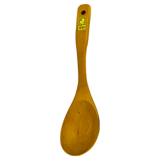 上龍 雅楓原木大菜匙 - 南洋高級實木, SGS國際認證, 堅硬耐用, 1支, 原木