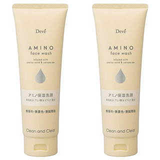 KUMANO 熊野油脂 DEVE高保濕洗面乳 胺基酸, 170g, 無香精 無色素 無礦物油, 2條