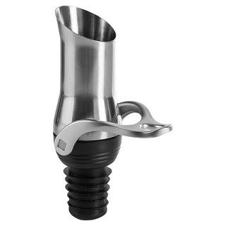 ibili 曲線型瓶蓋注酒器, 1個, 銀色