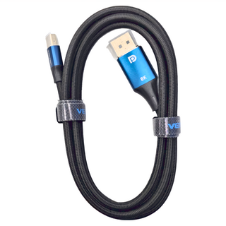 VEnTIOn 威迅 HCF系列 Mini DP 公對 DP公 8K高清線, 鋁合金編織線 1.5m, 單一商品, 1條