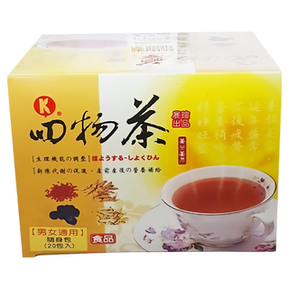 展瑄 四物茶,促進新陳代謝 產前產後補給 養生養身 保健飲品 男女通用, 5g, 20包, 1盒