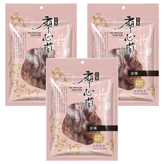 大溪廖心蘭豆干 非基改沙茶 台灣製造, 110g, 3包