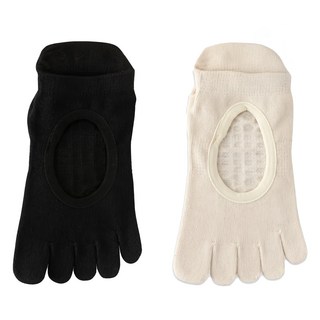 NicoFun 愛定做 女款腳背簍空止滑瑜伽襪