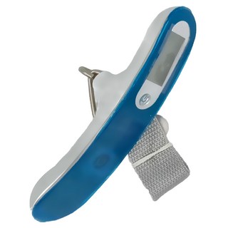 Q哥 電子行李秤, 承重50kg, 分度值10g, LCD顯示, 不鏽鋼秤面, 銀色, 1個