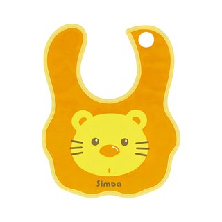 Simba 小獅王辛巴 造型圍兜, 獅子 橘色, 1入, 1件