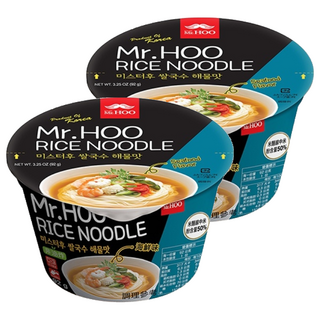 Mr.HOO 米麵線 海鮮味 92公克 米粉含量50% 韓國製造, 2入