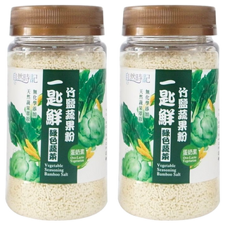 Nature Time 自然時記 一匙鮮 竹鹽蔬果粉 綠色蔬菜, 120g, 2罐