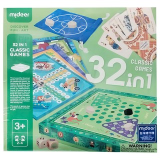 mideer 32合一經典桌遊組 3歲以上, 1組