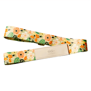 ekax 造型行李束帶 滌絲編織帶 仿皮革, 綺麗花旅, 1950 x 50mm