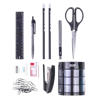 得力萬用文具組，多件組合，開學或辦公必備, E38253, 1組