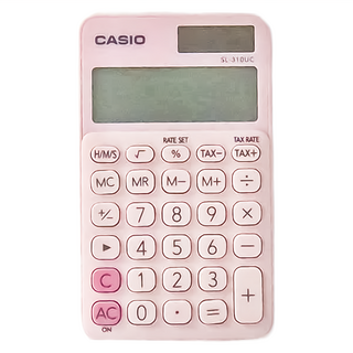 CASIO 卡西歐 計算機 SL-310UC-PK, 粉色, 1個