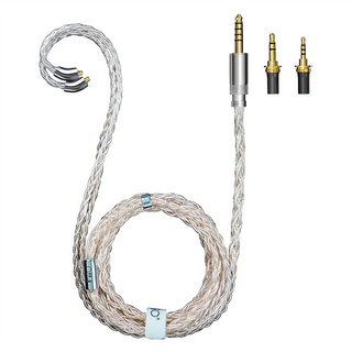 FiiO 飛傲 LC-RE Pro 金銀銅混編 可換插頭 MMCX 耳機升級線 2022版, 1個