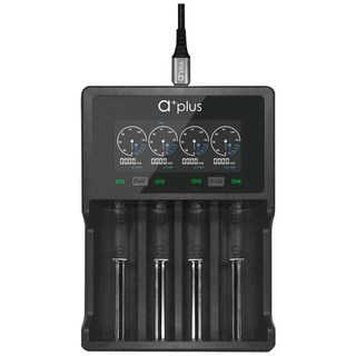 a plus 液晶顯示全智能極速充電組 A+V4L PRO 旗艦加長版，適用於多種電池, 1個