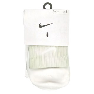 NIKE 耐吉 男用襪子 DH4058, 白色 + 綠色, 1雙