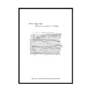 跳動的樂譜 手稿 Sorabji Archive 1933, 黑色