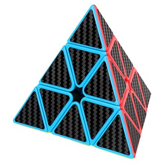 魔域文化 魅龍 金字塔 (碳纖維) 魔術方塊, 訓練空間思維, 98mm, 1入