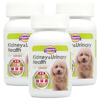 Zippets 吉沛思 犬用複合腎臟及泌尿保健膠囊 60顆/罐, 泌尿系統/腎臟護理, 3罐
