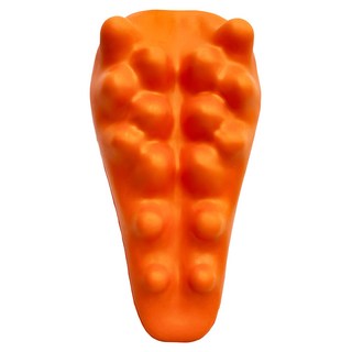 chez moi 日本榭茉雅 肩胛骨背部按摩墊 100% 聚氨酯, 橘色, 33 x 17.5 x 9.5cm