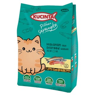 KUCINTA 科西塔 貓乾糧, 海鮮口味, 1kg, 1袋
