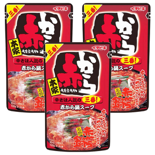 ICHIBIKI 一引 日本中辣赤紅火鍋湯底 677g, 720g, 3盒