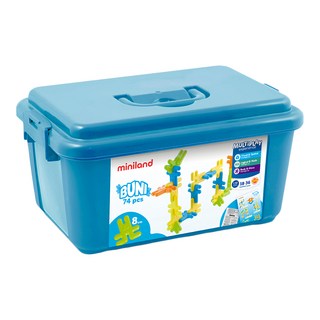 Miniland 小兔建構積木組 74p, 多色, 1盒