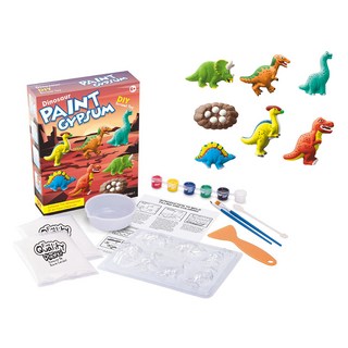OhBabyLaugh 彩繪石膏 遠古恐龍 Set, DIY 塗鴉玩具, 六歲以上, 1盒