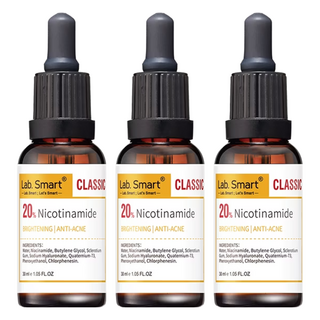 DR.HSIEH 達特醫 20%維生素B3菸鹼醯胺精華 淨化亮白緊緻調理修護 高效萬用性保養, 30ml, 3瓶