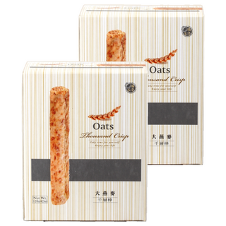 口福不淺 大燕麥千層棒, 酥酥脆脆, 添加營養麥片穀物, 無添加化學成分, 120g, 2盒
