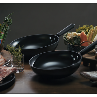 THANKFUL 膳夫 薄鑄鐵深炒鍋 26cm - 輕巧導熱快、深鍋大容量, 1個