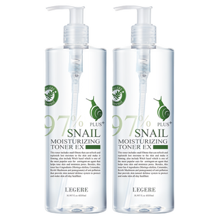 L'EGERE 97蝸牛保濕防護精華露, 500ml, 2瓶