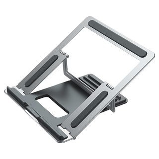OMG 鋁合金筆記型電腦散熱支架 T8, 銀色, 1個
