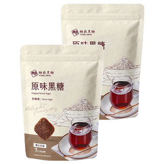 糖鼎 黑糖磚 原味黑糖, 30g, 7顆, 2袋
