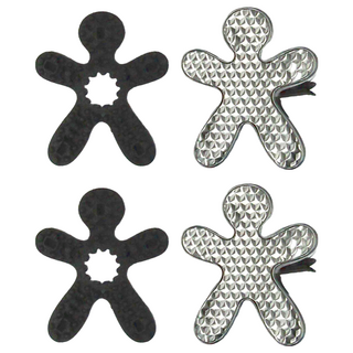 NIKI STUDDED SILVER 車用香氛 銀色 BLACK TEA 紅茶 Set, 2個