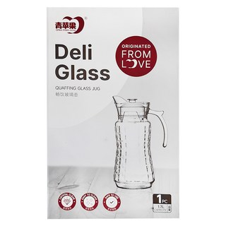 青苹果 1.7L 玻璃冷水壺, 1個