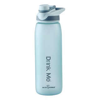 BLACK HAMMER Drink Me 手提運動瓶 880ML Tritan材質 提環設計 耐高溫 旋蓋密封設計, 藍色, 1個