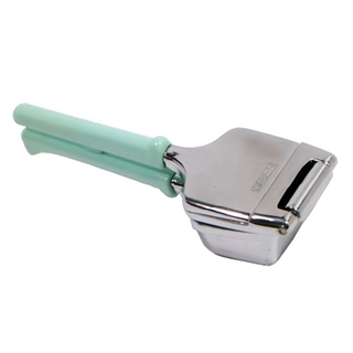007-1 壓冰器 塑膠柄, 綠色 + 銀色, 1支