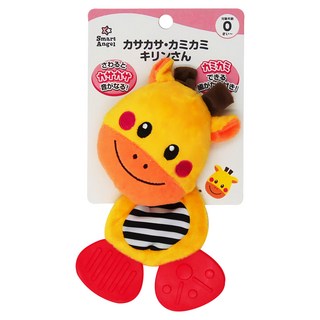 西松屋 Smart Angel 沙沙響紙咬咬樂, 長頸鹿 多色, 1個