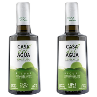 CASA DEL AGUA 歐嘉 特級冷壓初榨橄欖油 職人款, 西班牙莊園頂級品牌, 酸度低至0.2%, 500ml, 2瓶