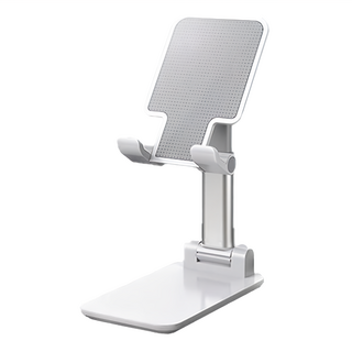 Set 可折疊桌面手機支架, 白色, 1組