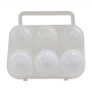 LOGOS 蛋盒 Set 六粒裝 LG84701000, 14.5 x 7.5 x 13.5cm, 白色, 1個