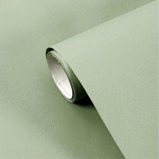 WA. WALL ART 莫蘭迪色自黏防水PVC壁紙, 莫蘭迪杏綠