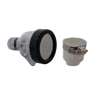 Water More 水摩爾 360度浴室廚房三段增壓噴灑頭, 1個