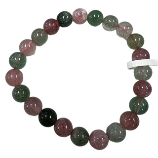 草莓晶圓珠手珠 愛心造型 8.5mm直徑, 顏色隨機