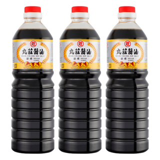 丸莊醬油 銀標調合醬油, 1L, 3瓶
