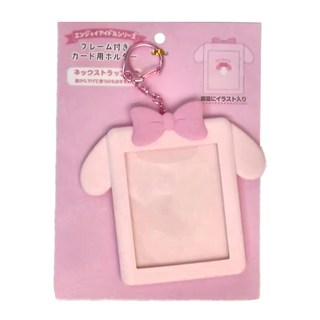 MY MELODY 美樂蒂 矽膠造型拍立得小卡套鎖圈 附頸繩