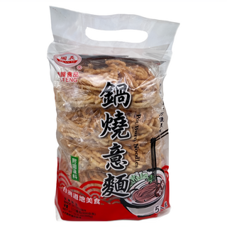 義峰食品 海鮮風味鍋燒意麵, 台灣道地美食, 300g, 1袋
