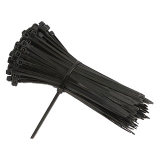 尼龍束線帶, 止退設計, 防滑不易鬆脫, 耐高温70°C, 承重力18kg, 100入/包, 1組