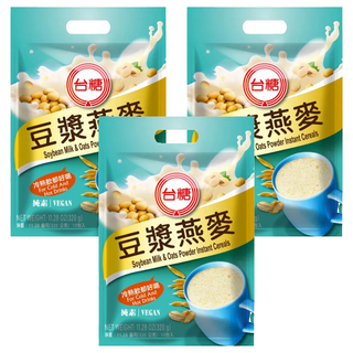 台糖 豆漿燕麥 冷熱飲皆宜 純素, 320g, 3袋
