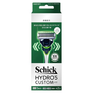 Schick 舒適牌 水次元5辨型刮鬍刀 舒膚刀把 Set, 衝擊吸收技術, 根據刮鬍方式自動調整, 3入, 1組