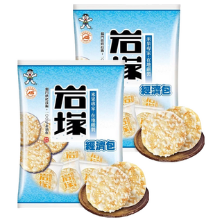 旺旺 岩塚仙貝 非油炸烘焙, 350g, 2袋